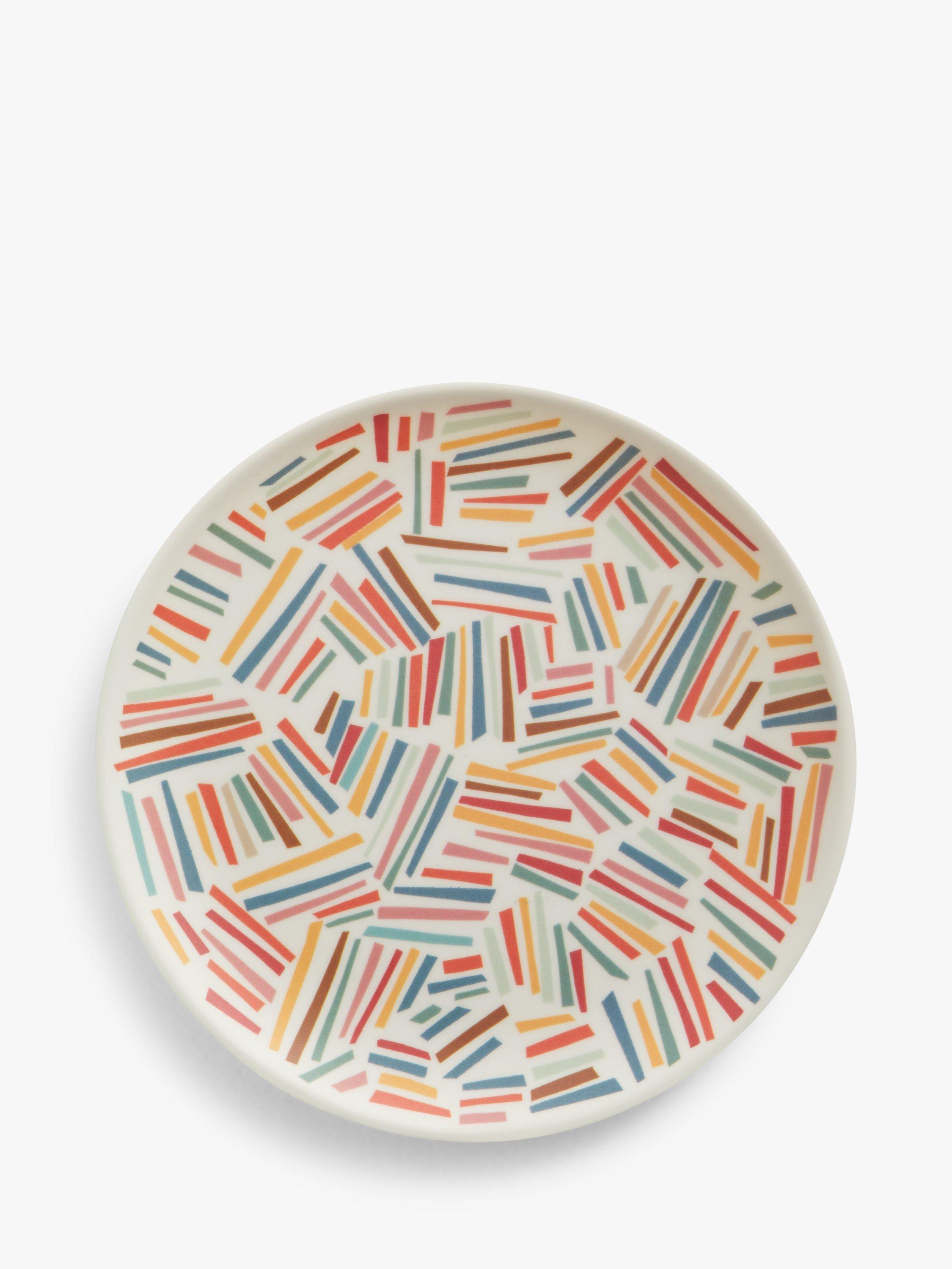 John Lewis ANYDAY Melamine Side Plate, Set of 4, 20cm, Multi