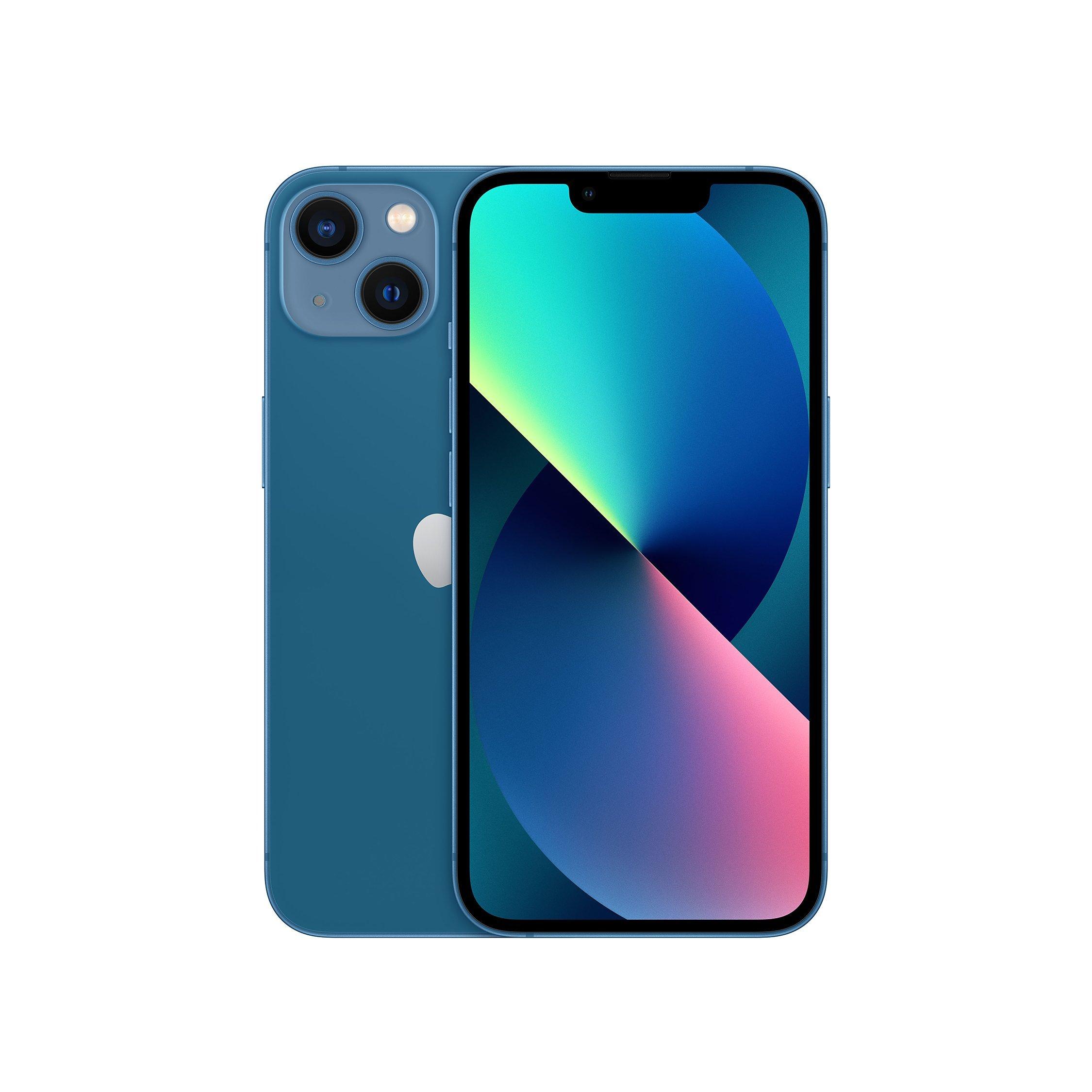 Apple iPhone 13, iOS, 6.1", 5G, SIM Free, 256GB, Blue
