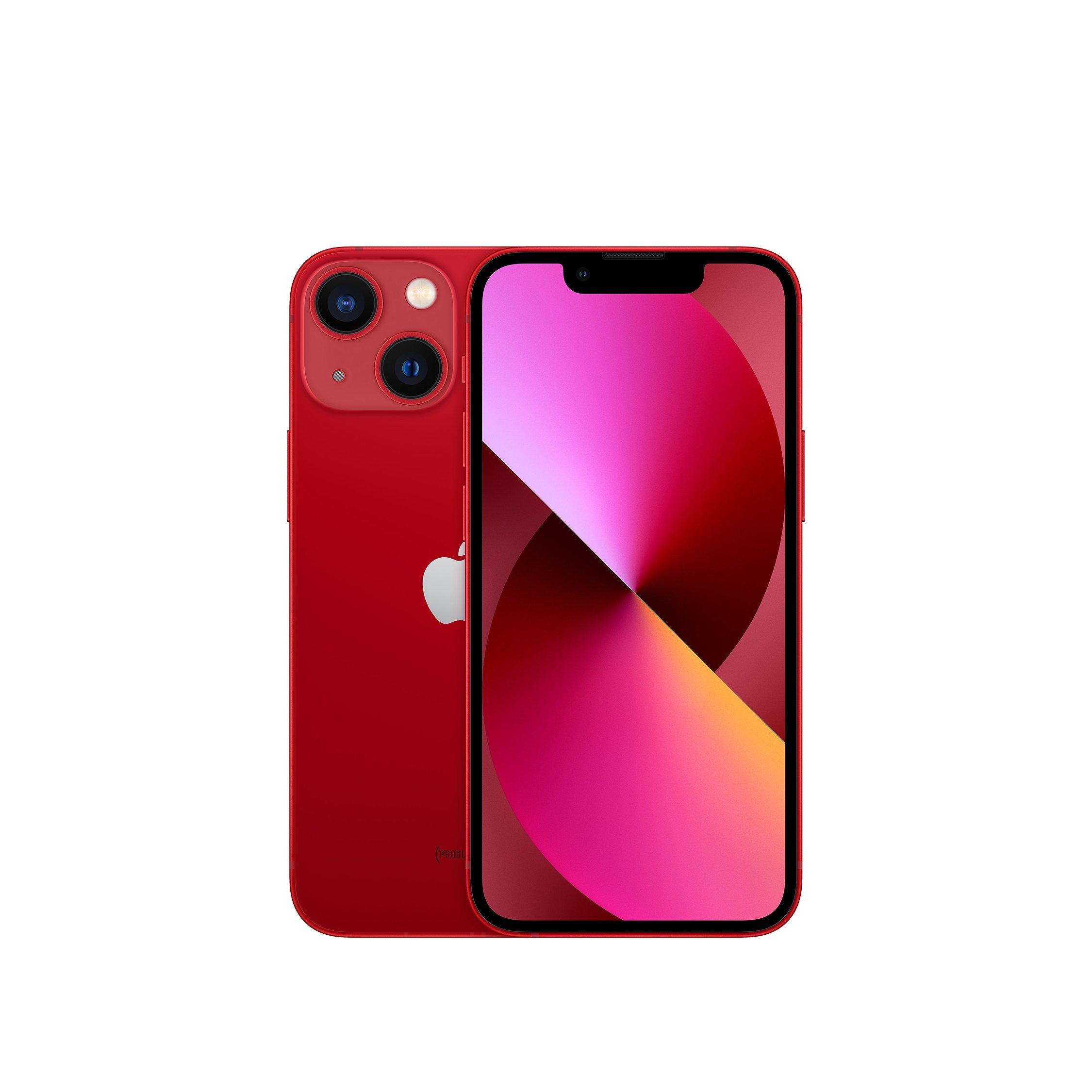 Apple iPhone 13 mini, iOS, 5.4", 5G, SIM Free, 256GB, (PRODUCT)RED