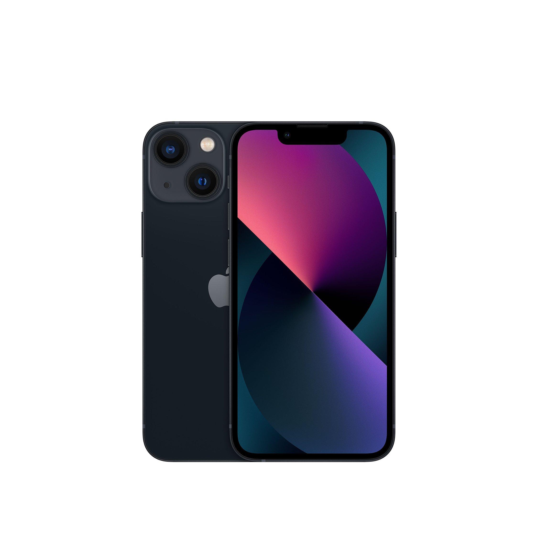 Apple iPhone 13 mini, iOS, 5.4", 5G, SIM Free, 256GB, Midnight