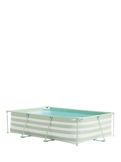 Swim Essentials Luxe Old Green Stripe Swimming Pool, 
