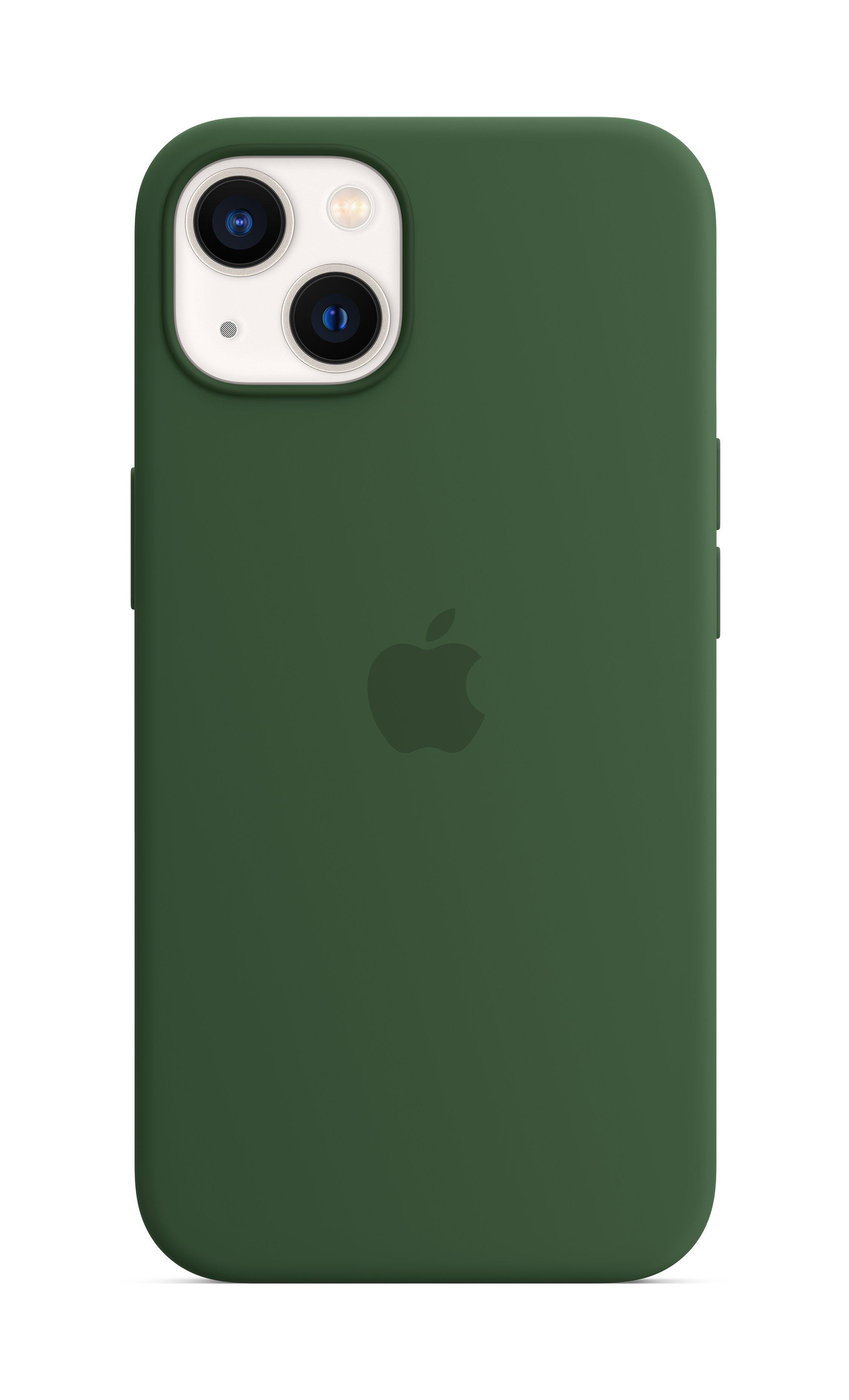 Apple Silicone Case with MagSafe for iPhone 13, Clover