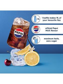SodaStream Pepsi MAX Sparkling Drink Mix, 440ml - view 2, Black