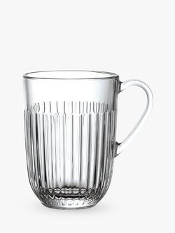 La Rochère Ouessant Glass Mug, Set of 6, 400ml, Clear, Clear