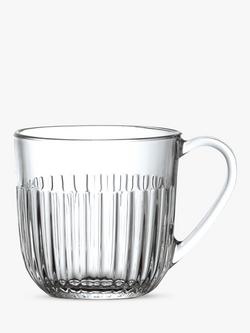 La Rochère Ouessant Small Glass Mug, Set of 6, 270ml, Clear, Clear