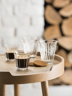 La Rochère Zinc Espresso Glass Tumbler, Set of 6, 100ml, Clear - view 2, Clear