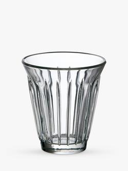 La Rochère Zinc Coffee Glass Tumbler, Set of 6, 190ml, Clear, Clear