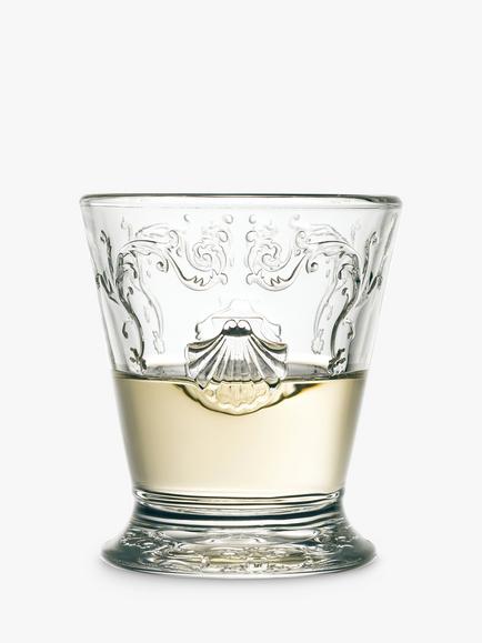 La Rochère Versailles Glass Tumbler, Set of 6, 250ml, Clear, Clear