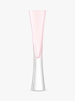 LSA International Moya Glass Champagne Flute, Set of 2, 170ml, Blush - view 2, Blush