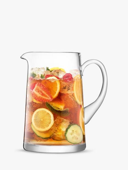 LSA International Bar Collection Tapered Glass Jug, 1.7L, Clear - view 2, Clear