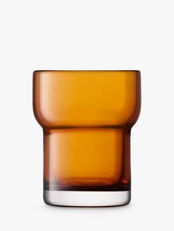 LSA International Utility Tumbler Glass, Set of 2, 300ml - view 2, Amber