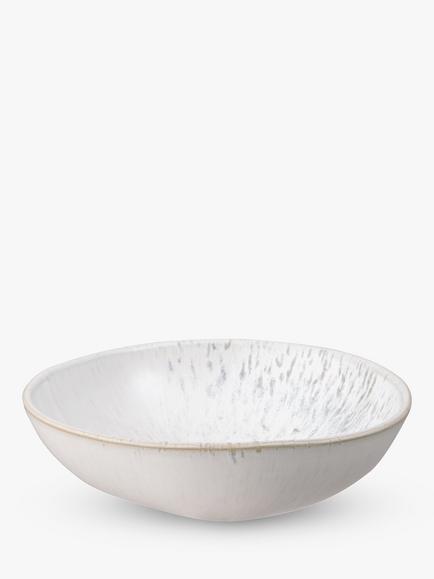 Denby Kiln Stoneware Medium Organic Serving Bowl, 19cm, Natural, Natural