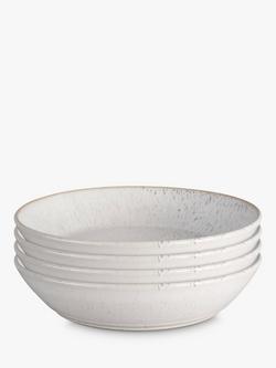 Denby Kiln Stoneware Pasta Bowl, Set of 4, 22cm, Natural, Natural