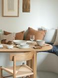 Denby Kiln Stoneware Large Organic Serving Platter, 30cm, Natural
