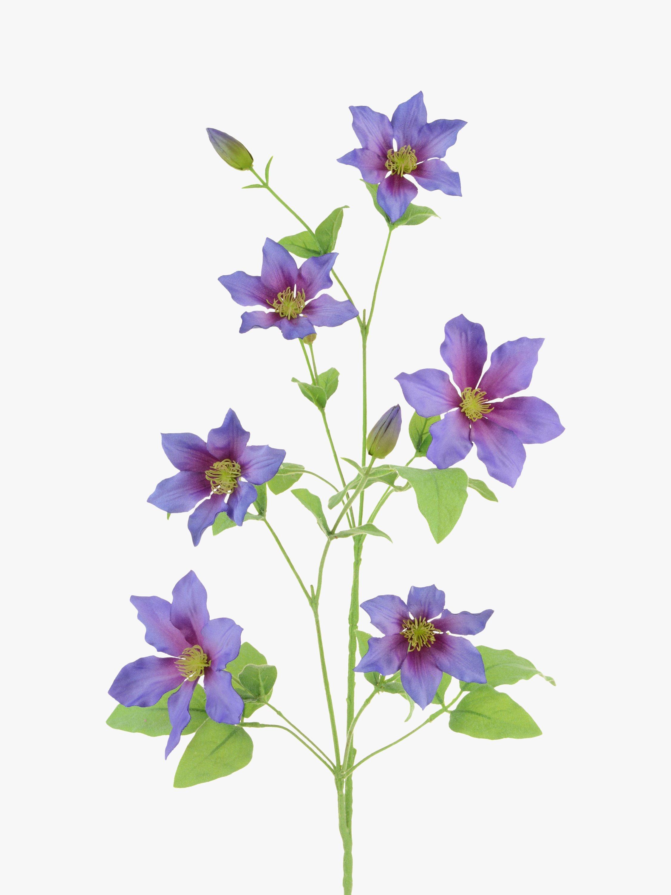 Floralsilk Artificial Clematis Spray