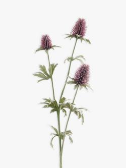 Floralsilk Artificial Thistle Spray, Multi