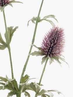 Floralsilk Artificial Thistle Spray - view 2, Multi