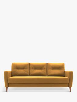 G Plan Vintage The Fifty Four Large 3 Seater Sofa Bed, Plush Turmeric