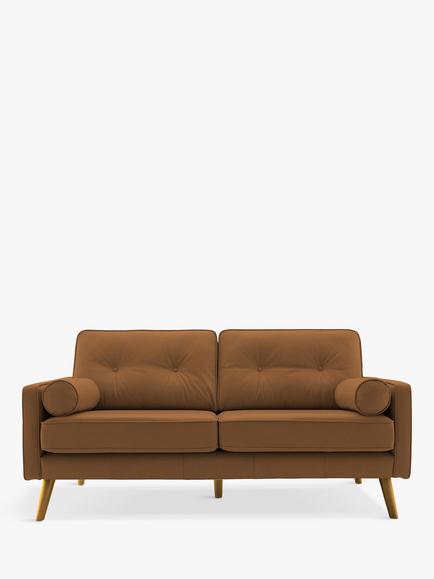 G Plan Vintage The Sixty Five Medium 2 Seater Leather Sofa, Cambridge Tan