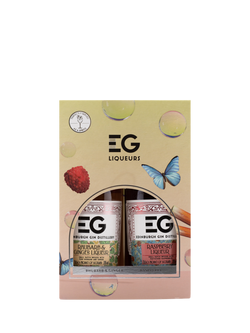 Edinburgh Gin Rhubarb & Ginger Liqueur and Raspberry Liqueur Set, 2x 20cl, Multi