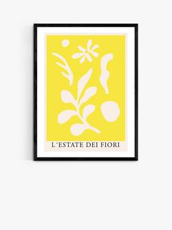 EAST END PRINTS Ani Vidotto 'L'Estate dei Fiori' Framed Print, Black Frame
