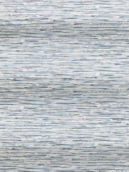 John Lewis Medway Vinyl Wallpaper - view 2, French Blue