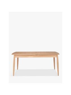 ercol for John Lewis Shalstone 6-8 Seater Extending Dining Table, Oak - view 2, Oak