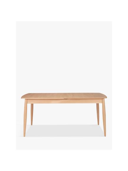 ercol for John Lewis Shalstone 6-8 Seater Extending Dining Table, Oak - view 2, Oak