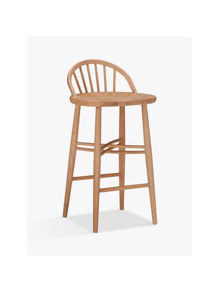 ercol for John Lewis Shalstone Bar Stool, Oak, Oak