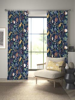 Scion Jackfruit and the Beanstalk Furnishing Fabric - view 2, Midnight