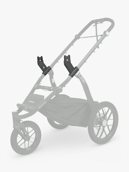 UPPAbaby Ridge Carrycot & Mesa i-Size Car Seat Adaptors - view 2, Black