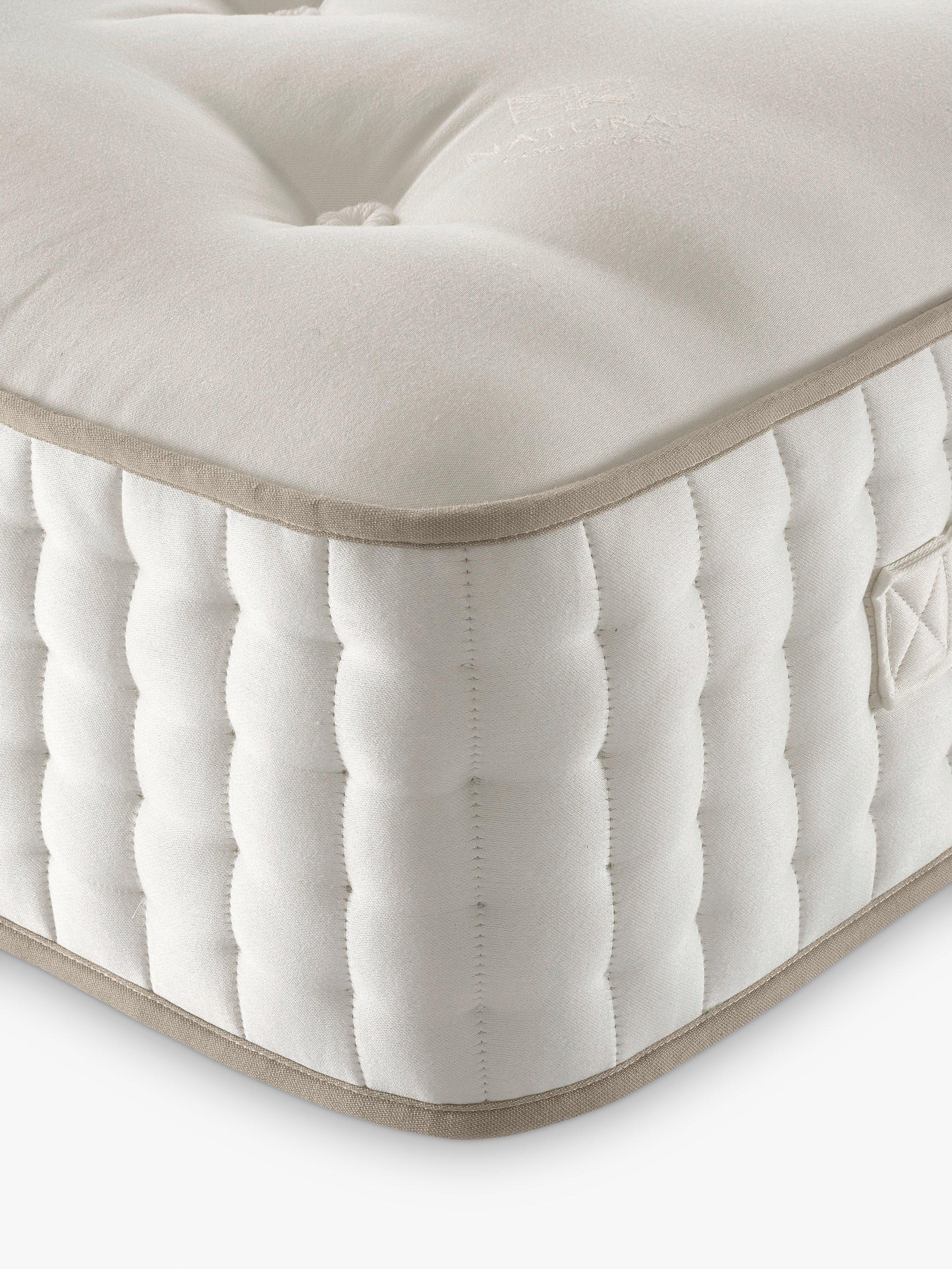 John Lewis Luxury Natural Collection Cashmere 27000, King Size, Firmer Tension Pocket Spring Zip Link Mattress