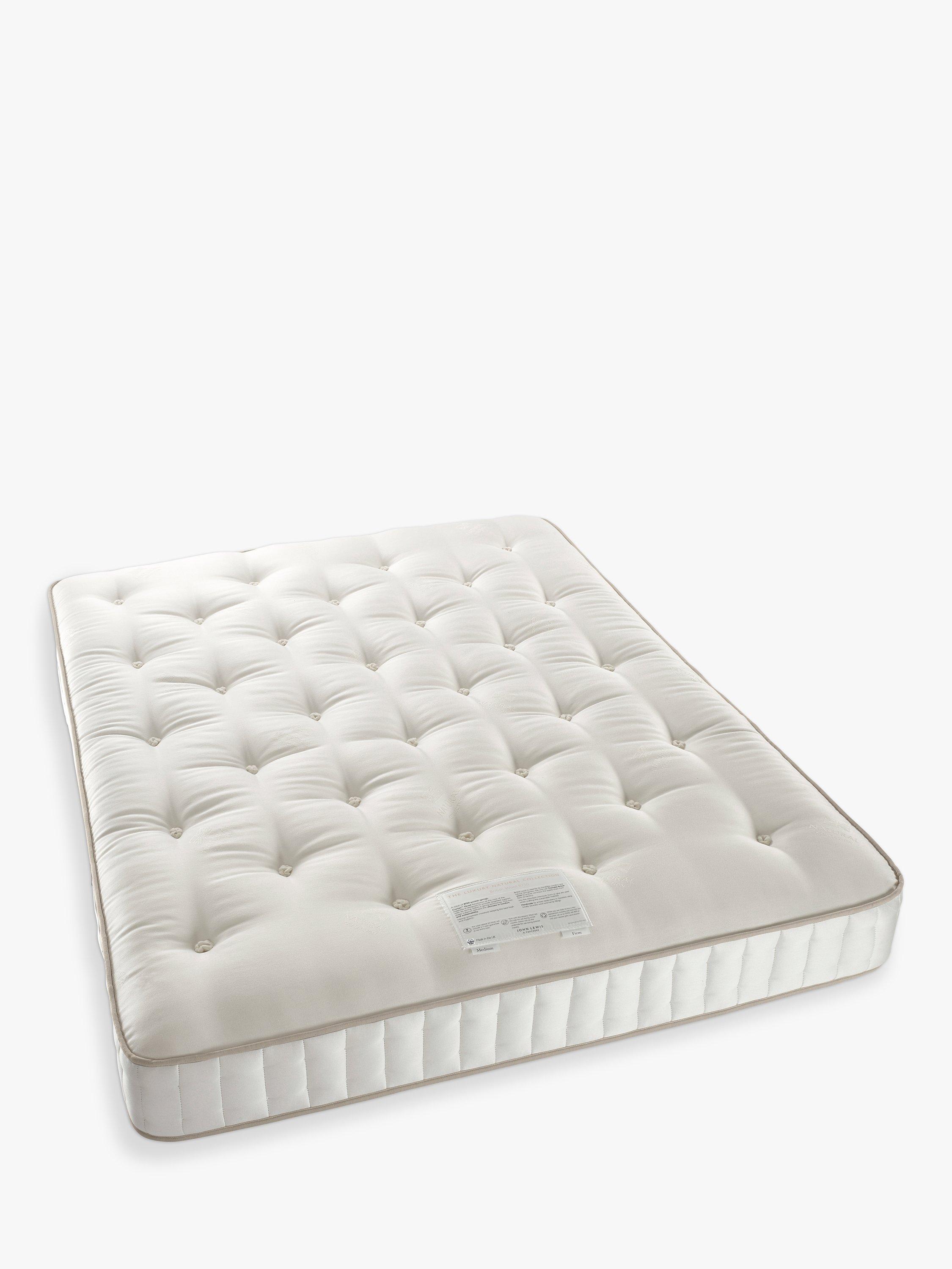 John Lewis Luxury Natural Collection Egyptian Cotton 5750 King Size Regular Tension Pocket Spring Mattress