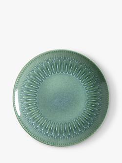 Royal Botanic Gardens, Kew Stoneware Side Plate, 21cm, Green, Green