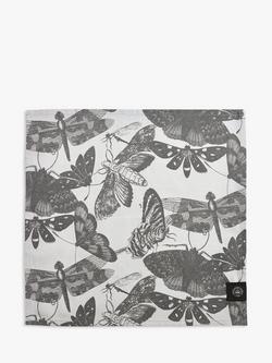 Royal Botanic Gardens, Kew Butterfly Cotton Napkins, Set of 4, Black/White, Black/White