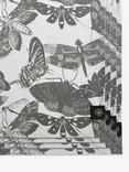 Royal Botanic Gardens, Kew Butterfly Cotton Napkins, Set of 4, Black/White