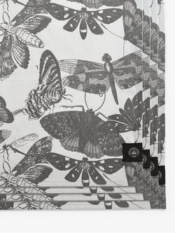 Royal Botanic Gardens, Kew Butterfly Cotton Napkins, Set of 4, Black/White - view 2, Black/White