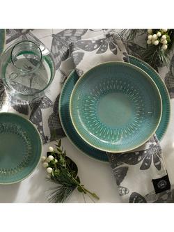 Royal Botanic Gardens, Kew Stoneware Dinner Plate, 27cm, Green - view 2, Green