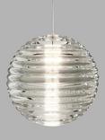 Tom Dixon Press LED Sphere Pendant Ceiling Light, Clear