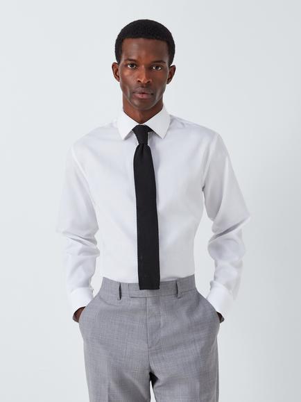 John Lewis Knitted Tie - view 2, Black