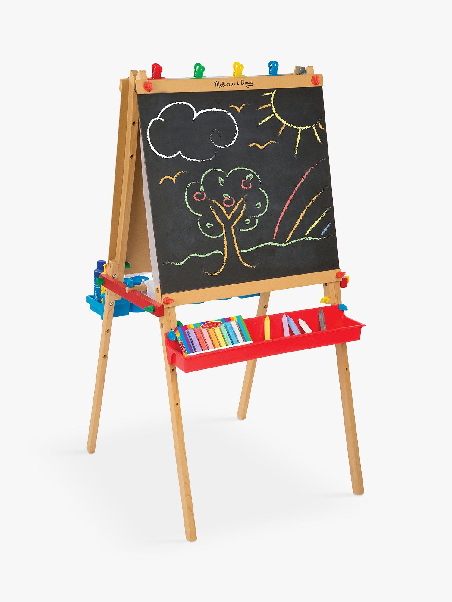 Melissa Doug Deluxe Chalkboard Easel