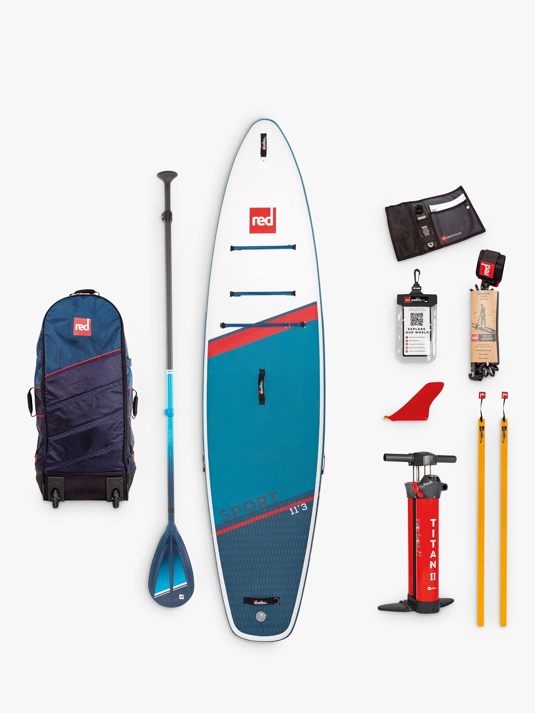 Red Paddle Co 11’3" Sport Inflatable Stand Up Paddle Board Package