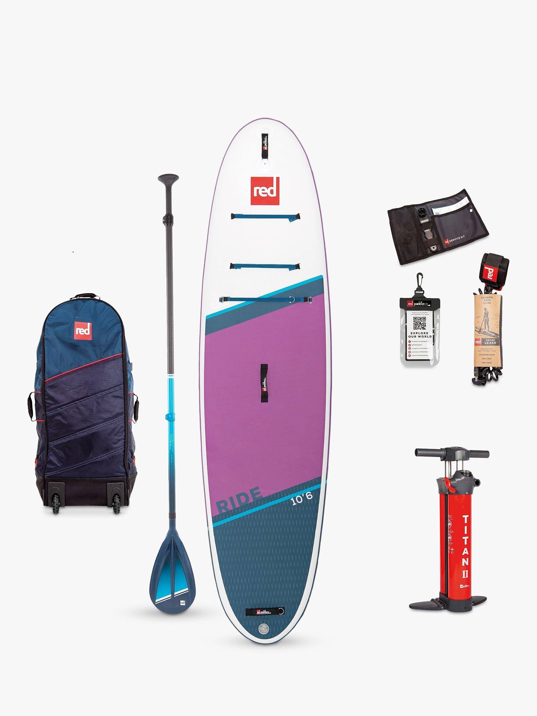 Red Paddle Co 10’6" Ride Inflatable Stand Up Paddle Board Package