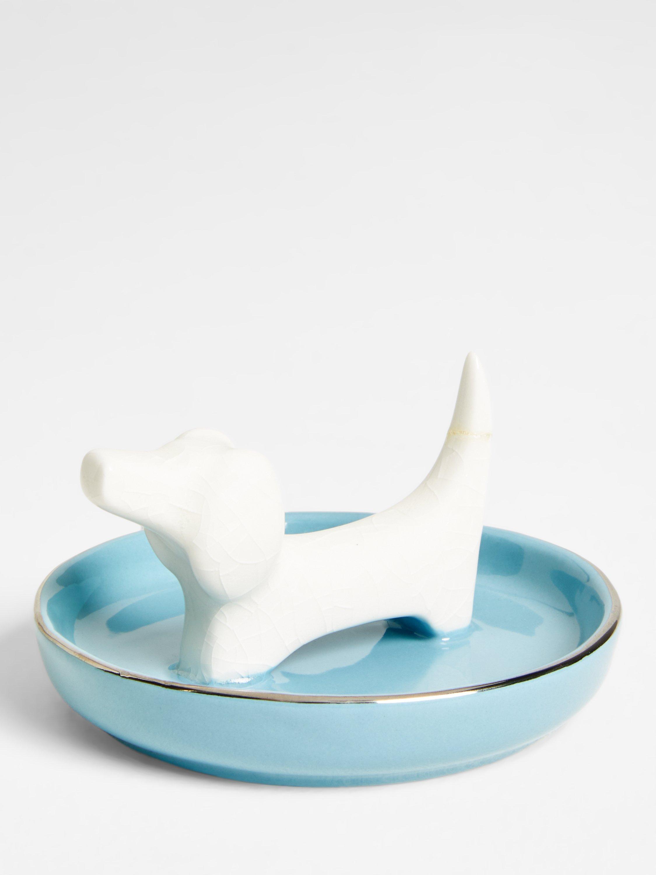 John Lewis Dog Glazed Trinket Dish