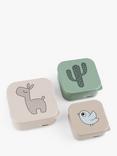 Done by Deer Lalee Snack Box, Pack of 3, Sand/Green