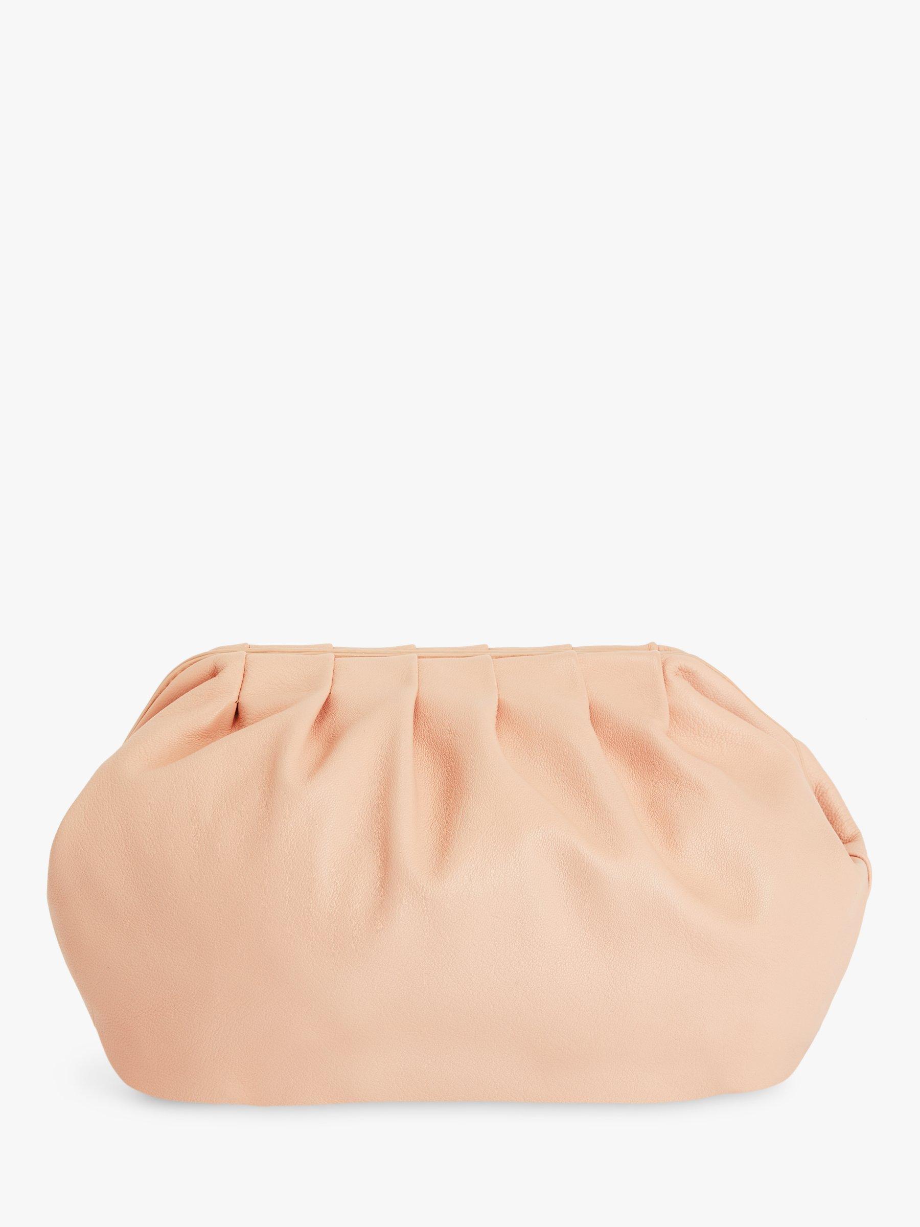 John Lewis Cloud Leather Clutch Bag