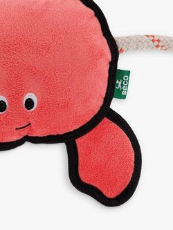 Beco Pets Rough & Tough Crab Recycled Polyester Dog Toy, Large - view 2, Orange
