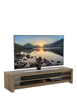 AVF Calibre 180 TV Stand for TVs up to 85" - view 2, Rustic Sawn Oak