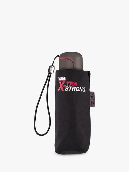 totes X-tra Strong Umbrella, Small, Black - view 2, Black