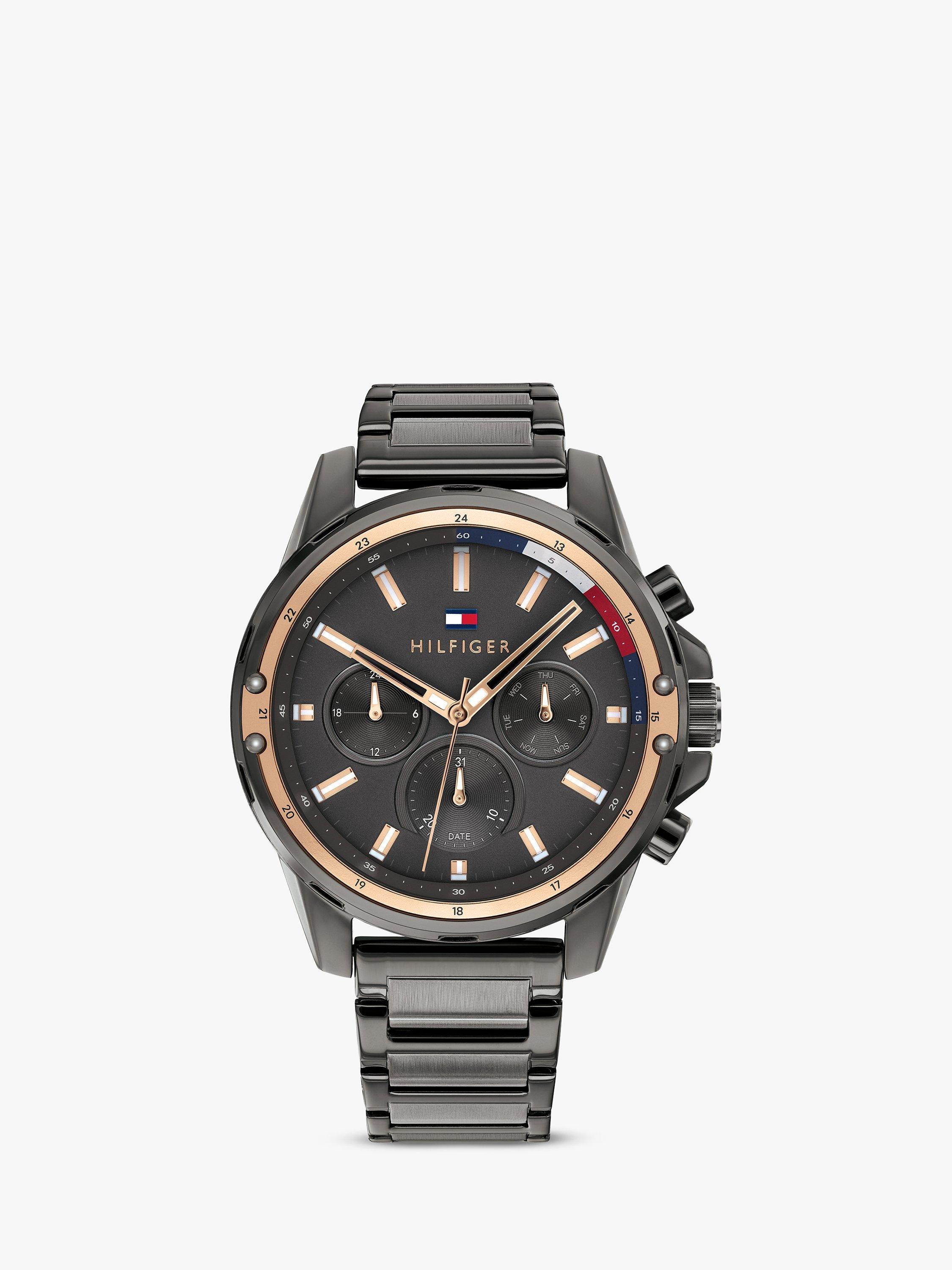Tommy Hilfiger 1791790 Men's Mason Multifunction Bracelet Strap Watch, Grey